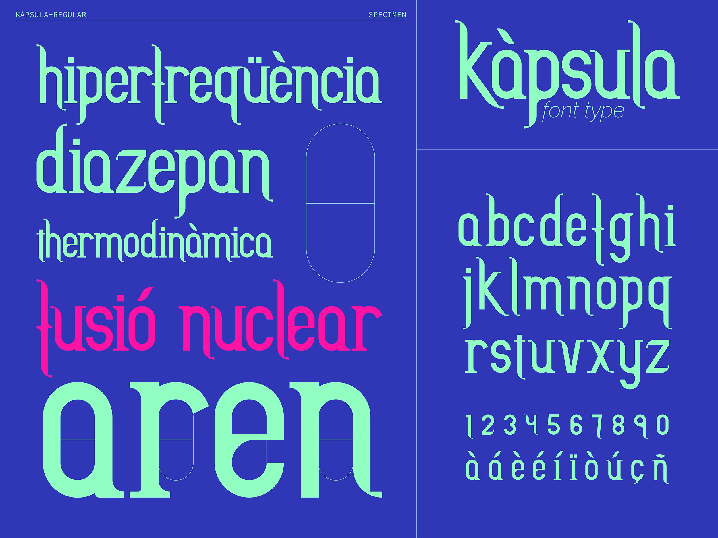Specimen font kapsula