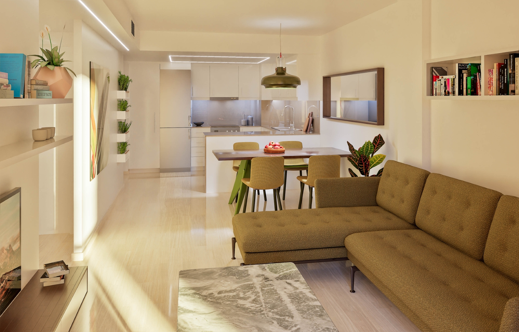 Render interior