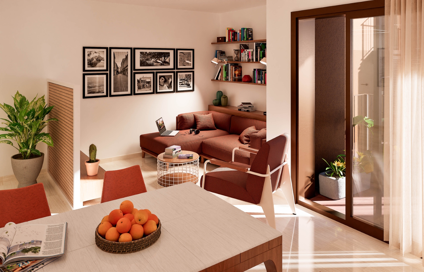 Render interior
