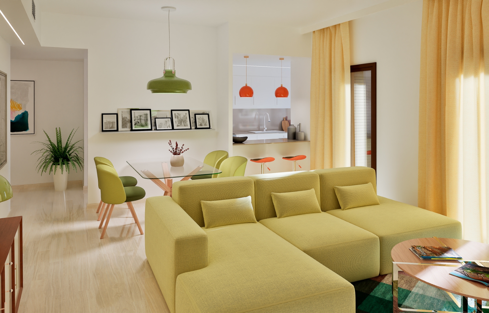 Render interior