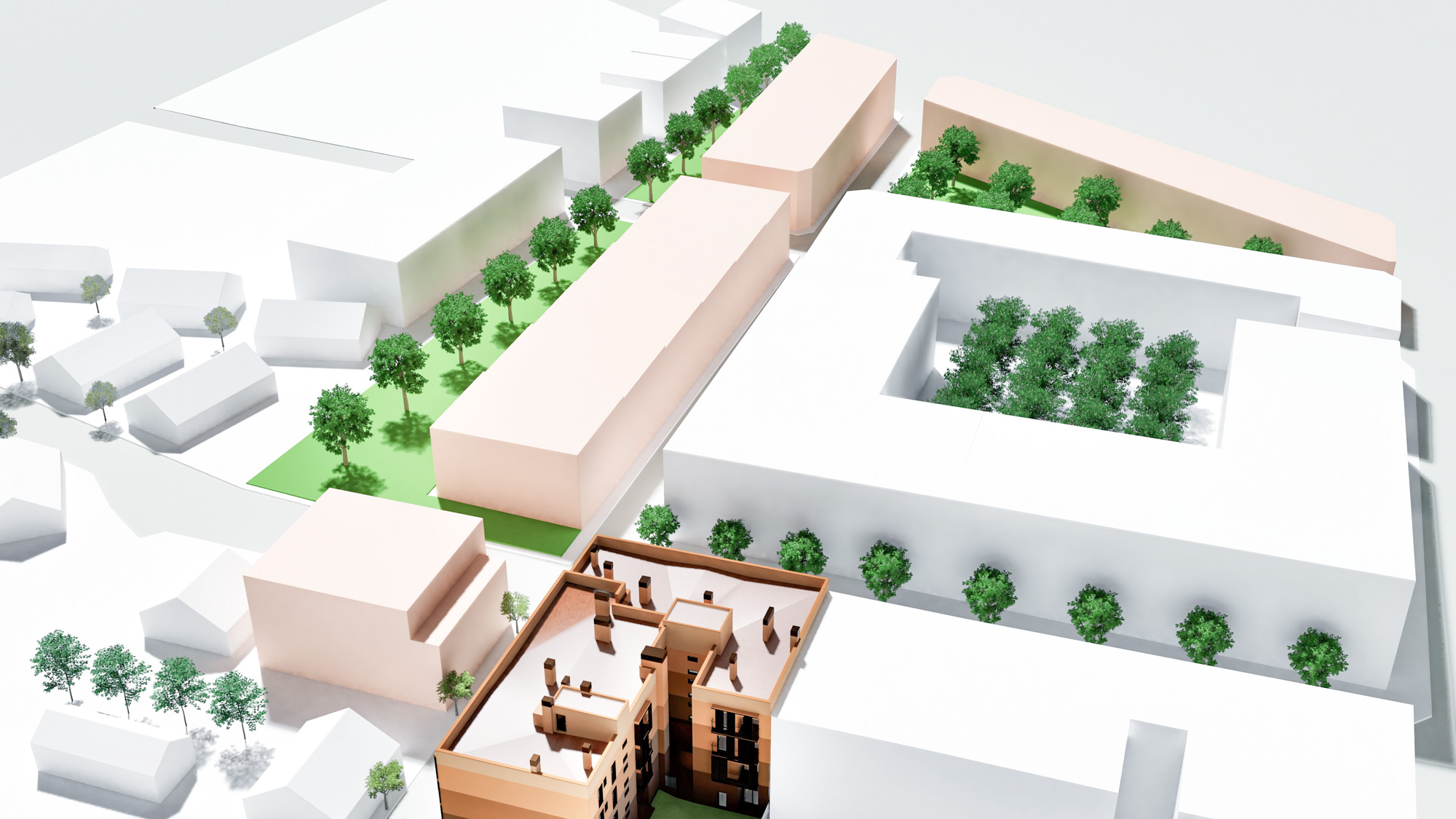 Render situació edifici munt
